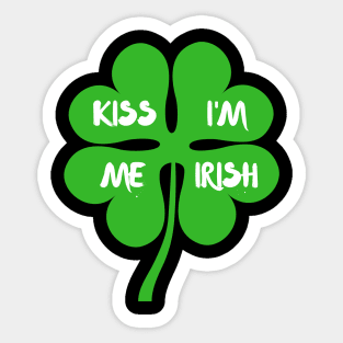 St Patricks Day - Kiss Me I'm Irish Sticker